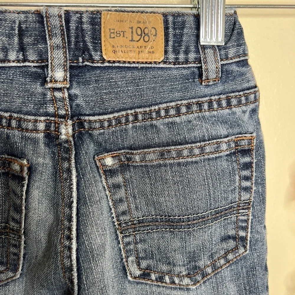 The Children’s Place Blue Distressed Straight Leg Jeans Girls 3T Casual Comfort